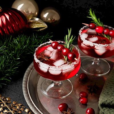 Aperitief Cranberry Gingerbeer Spritzer