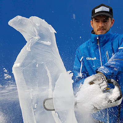 Sander Hurkens over zijn bijzondere kunstvorm: Icecarving