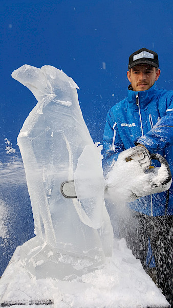 Sander Hurkens over zijn bijzondere kunstvorm: Icecarving