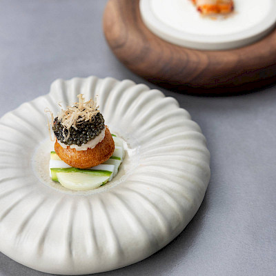 Kreeft, Groene Asperge, Witte Asperge, Kaviaar, Ajo Blanco