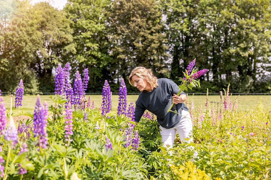 Flower power op het voetbalveld