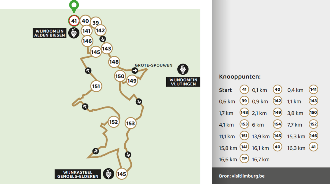 Wandelroute Belgisch-Limburg