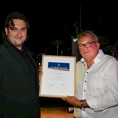 Frans de Rond benoemd tot Ere-ambassadeur van de provincie Limburg