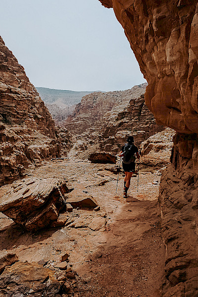 Als een bedoeïen in Jordanië