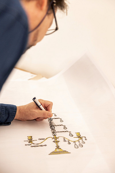 De kroonluchtersculpturen van Pascal Mestrom