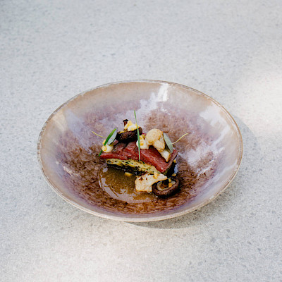 Gambabrood met shiitake