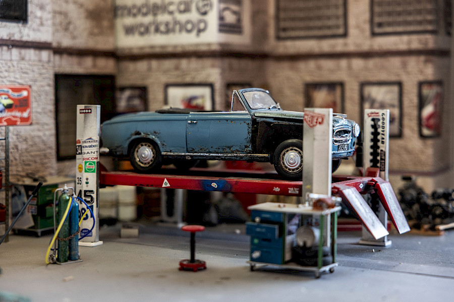 De kleinste garage van Nederland