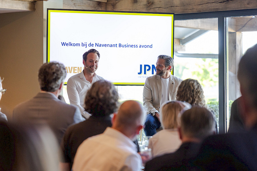 Inspirerende verhalen tijdens exclusieve businessavond van Navenant en Stal Hendrix bij JPM International
