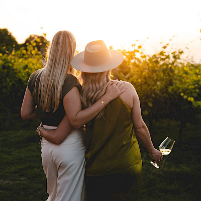 Wijnrestaurant op het Land