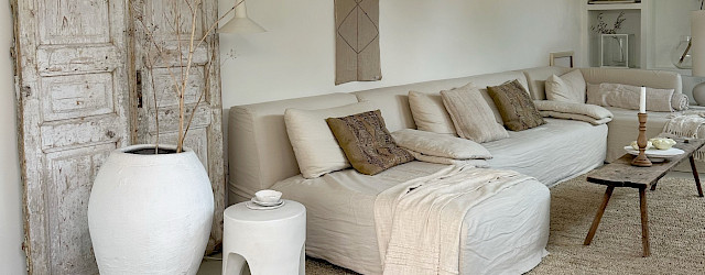 Vijftig tinten wit met aardse accenten