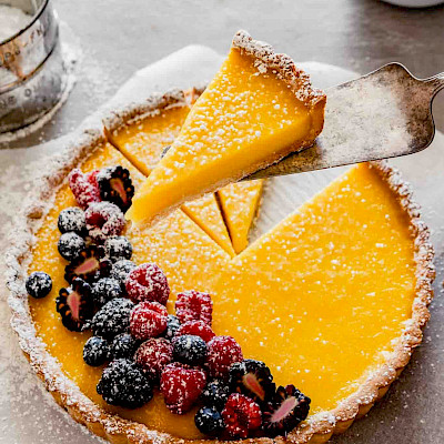 Crazy Armenian lemon tart