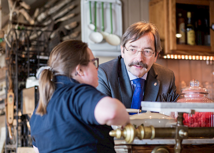 Aan tafel met Theo Bovens bij Talentino