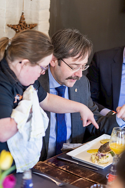Aan tafel met Theo Bovens bij Talentino