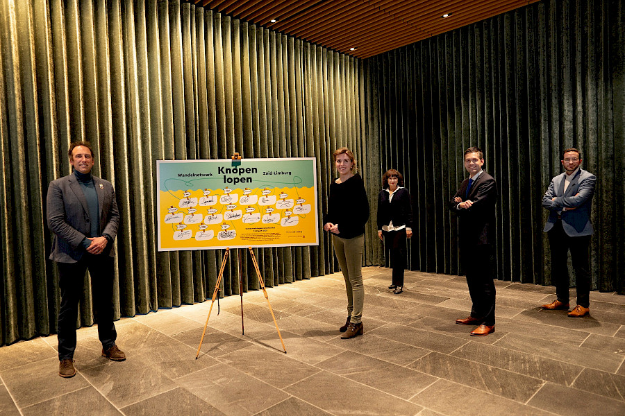 Zuid-Limburg gezamenlijk voor nieuw 'Knopen Lopen-wandelnetwerk'