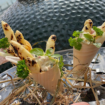 Frietje van asperges-ham 2.0 (restaurant Brienen aan de Maas)