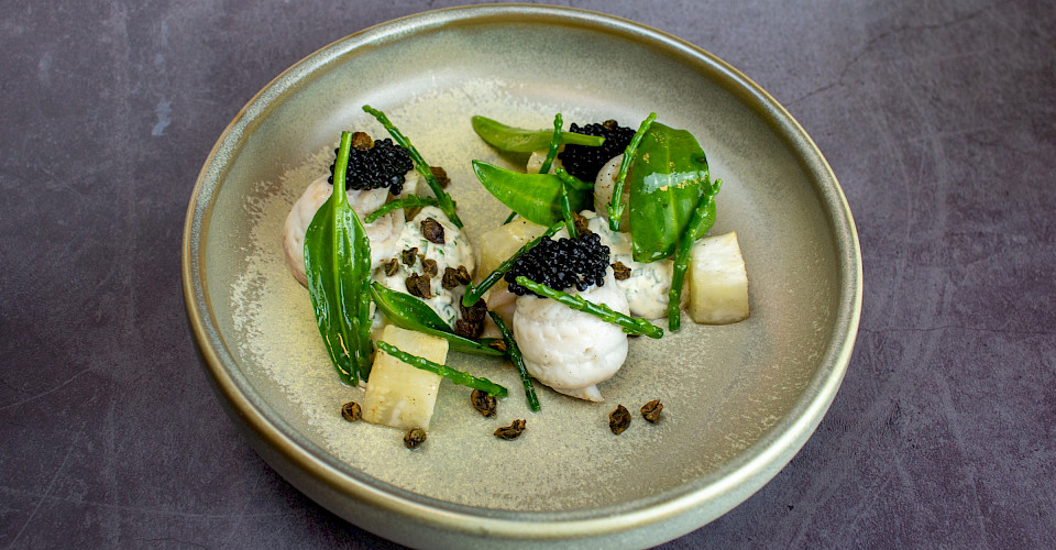 Sliptongrolletjes met remoulade (Restaurant Cabillaud)