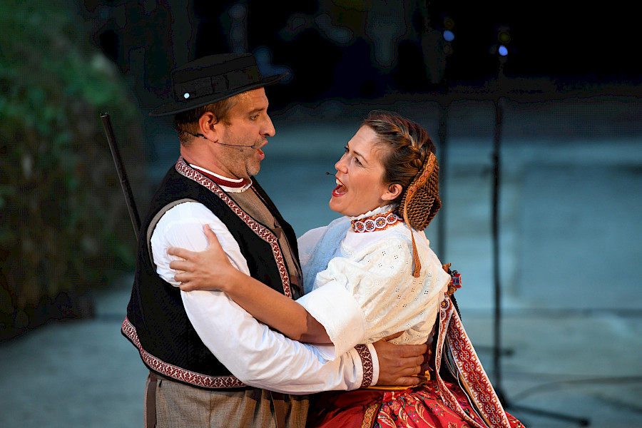 Première Der Freischütz in het Openluchttheater Valkenburg