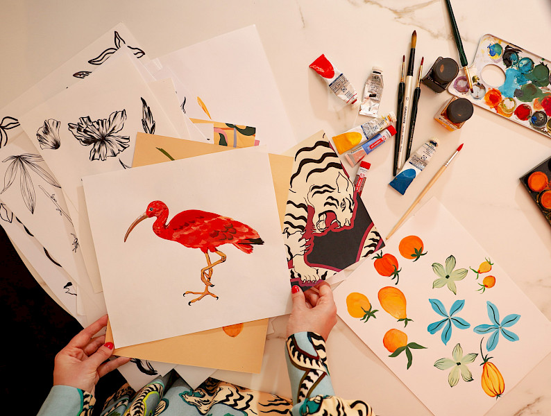 De kleurrijke wereld van Marylène Madou