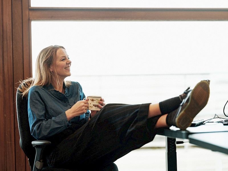 Suzanne Kunzeler voelt zich thuis in de televisiewereld