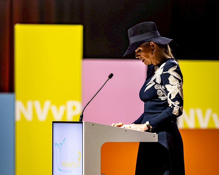 Koningin Maxima opent Voorjaarscongres Nederlandse Vereniging voor Psychiatrie